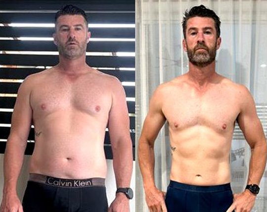 David Owsnett before and after transformation